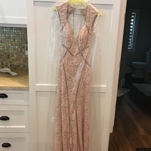 Beautiful prom, black tie gown